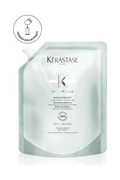 Specifique Bain Divalent Yağlanma Karşıtı Şampuan 500 ml Arındırıcı Etki ile Yağlı Saçlar İçin