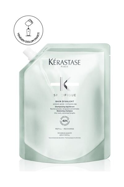 Specifique Bain Divalent Yağlanma Karşıtı Şampuan 500 ml Arındırıcı Etki ile Yağlı Saçlar İçin