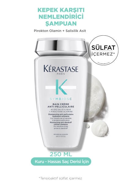 Symbiose Kepek Karşıtı Arındırıcı Hücresel Şampuan 250 ml 250 ml