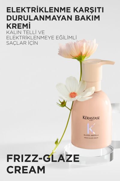 Gloss Absolu Kalın Telli Ve Elektriklenmeye Eğilimli Saçlar Için Elektriklenme Karşıtı Şekillendirici Durulanmayan Krem 240ml