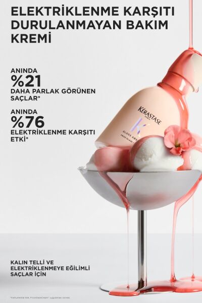 Gloss Absolu Kalın Telli Ve Elektriklenmeye Eğilimli Saçlar Için Elektriklenme Karşıtı Şekillendirici Durulanmayan Krem 240ml