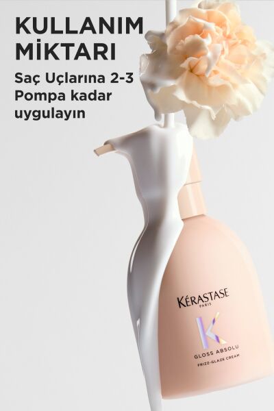 Gloss Absolu Kalın Telli Ve Elektriklenmeye Eğilimli Saçlar Için Elektriklenme Karşıtı Şekillendirici Durulanmayan Krem 240ml