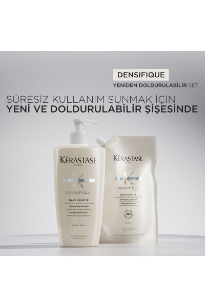 Kerastase Densifique Bain Densité Yoğunluk Veren Şampuan Dolum Paketi 500 ml