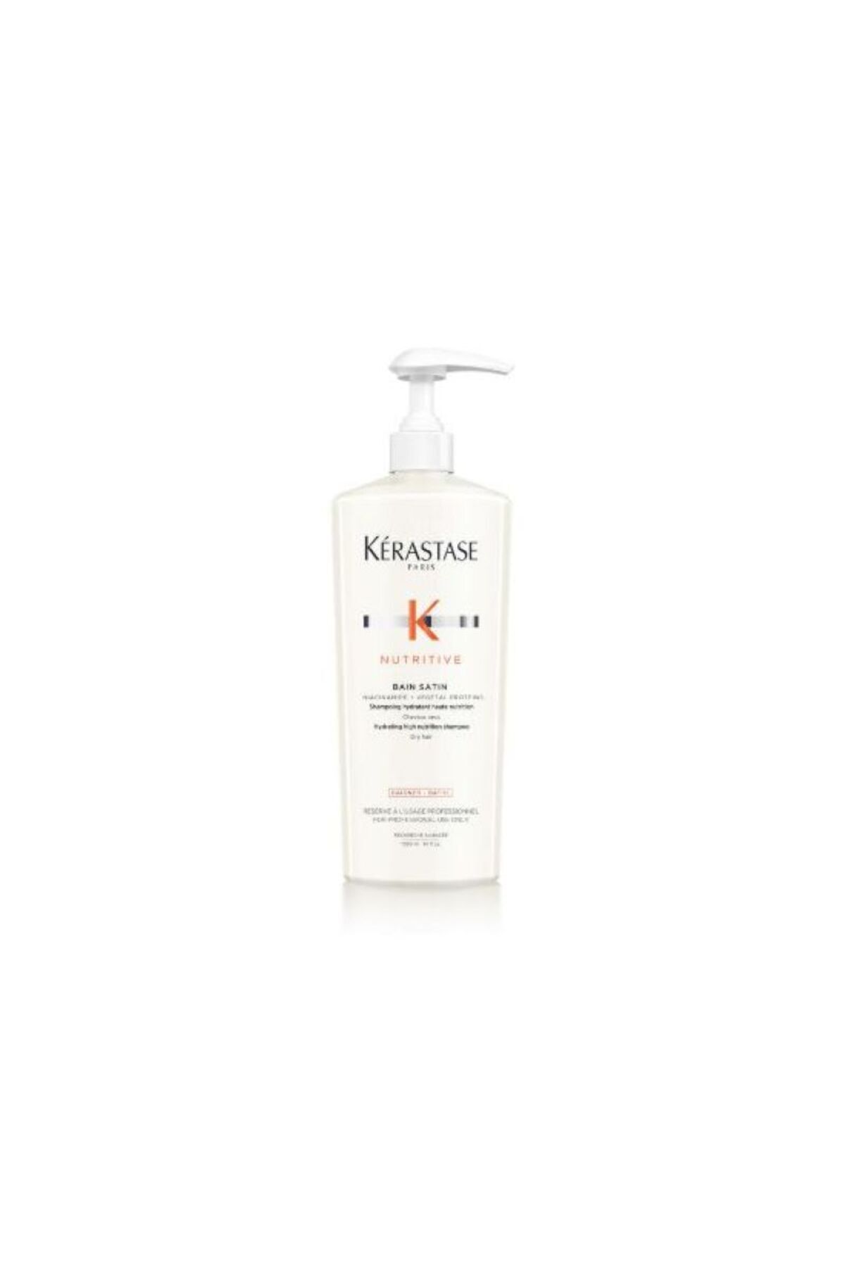 Kérastase Nutritive Bain Satin kuru saçlar için nemlendirici bir şampuandır 1000 ml