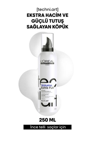 Techni Art Full Volume Extra Ekstra Hacimlendirici Saç Köpüğü 250 ml