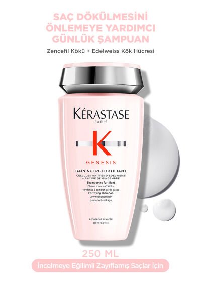 Genesis Bain Nutri-Fortifiant Dökülme Karşıtı Güçlendirici Şampuan 250 ml 250 ml