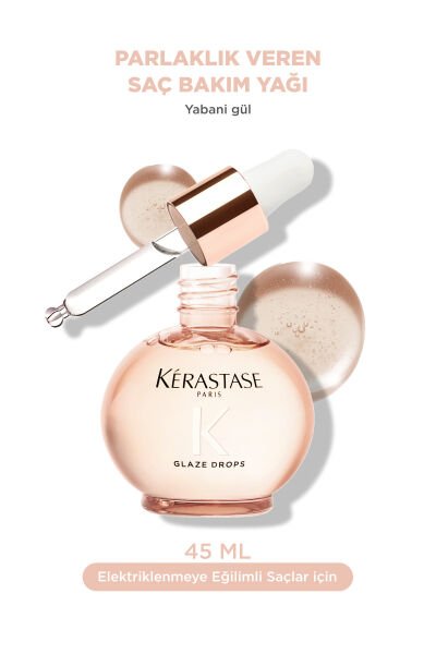 Gloss Absolu Elektriklenmeye Eğilimli Saçlar Için Saç Bakım Yağı 45 ml