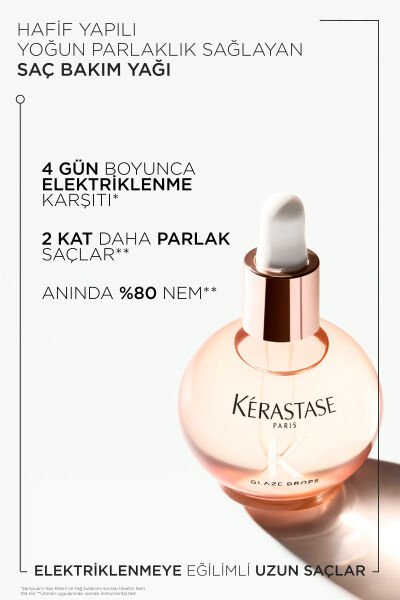 Gloss Absolu Elektriklenmeye Eğilimli Saçlar Için Saç Bakım Yağı 45 ml