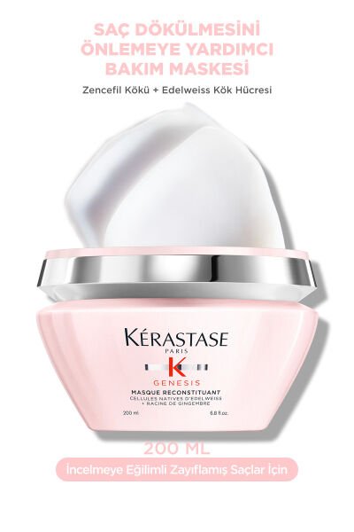 Genesis Masque Reconstituant Dökülme Karşıtı Yoğun Güçlendirici Bakım Maskesi 200 ml 200 m