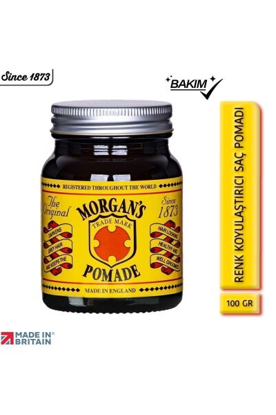 Morgan's Hair Darkening Grileşen Saçlara Özel Renk Koyulaştırıcı Pomad (YELLOW LABEL) 100 ml
