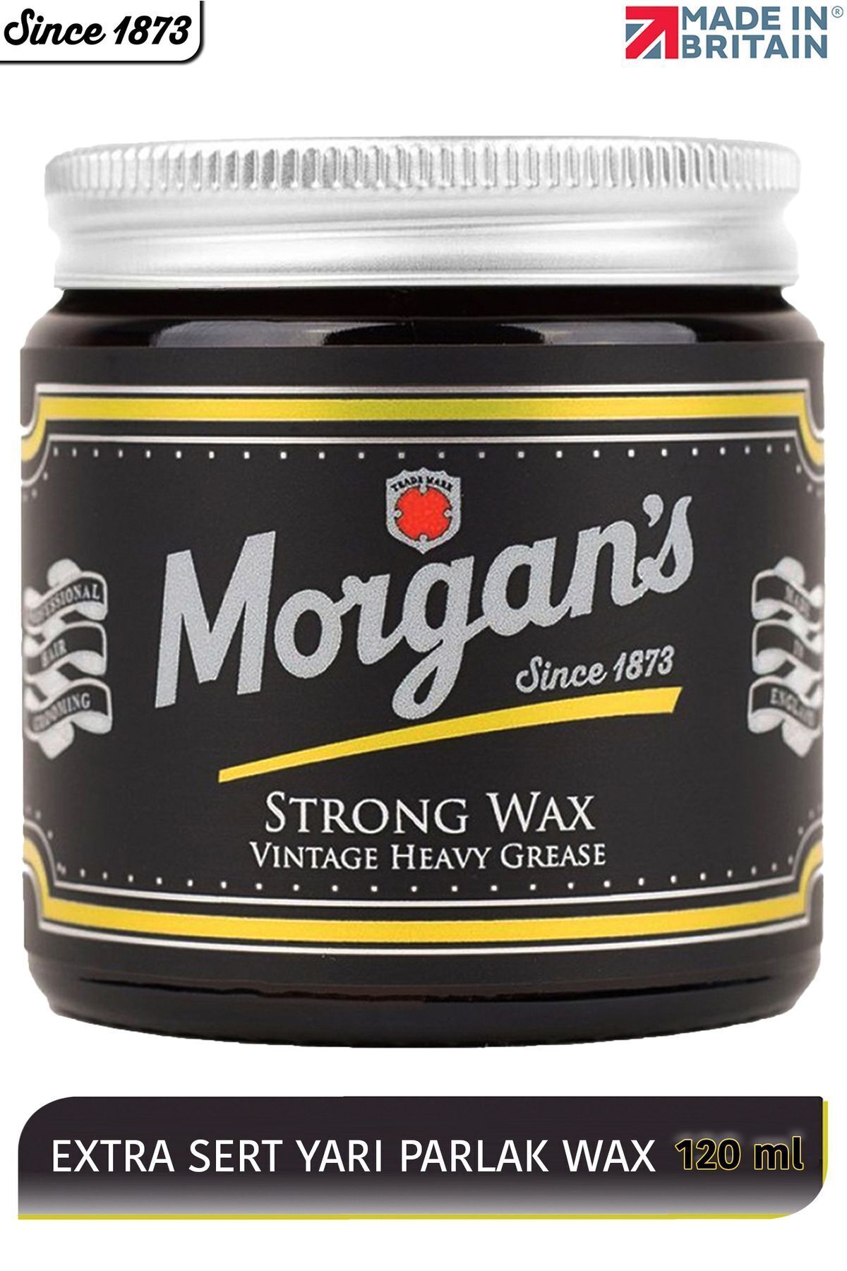 Morgan's Strong Wax Vintage Heavy Grease - Zor Saçlara Özel Güçlü Tutuşlu Wax 120 ml