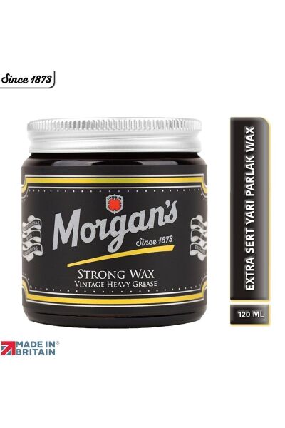 Morgan's Strong Wax Vintage Heavy Grease - Zor Saçlara Özel Güçlü Tutuşlu Wax 120 ml