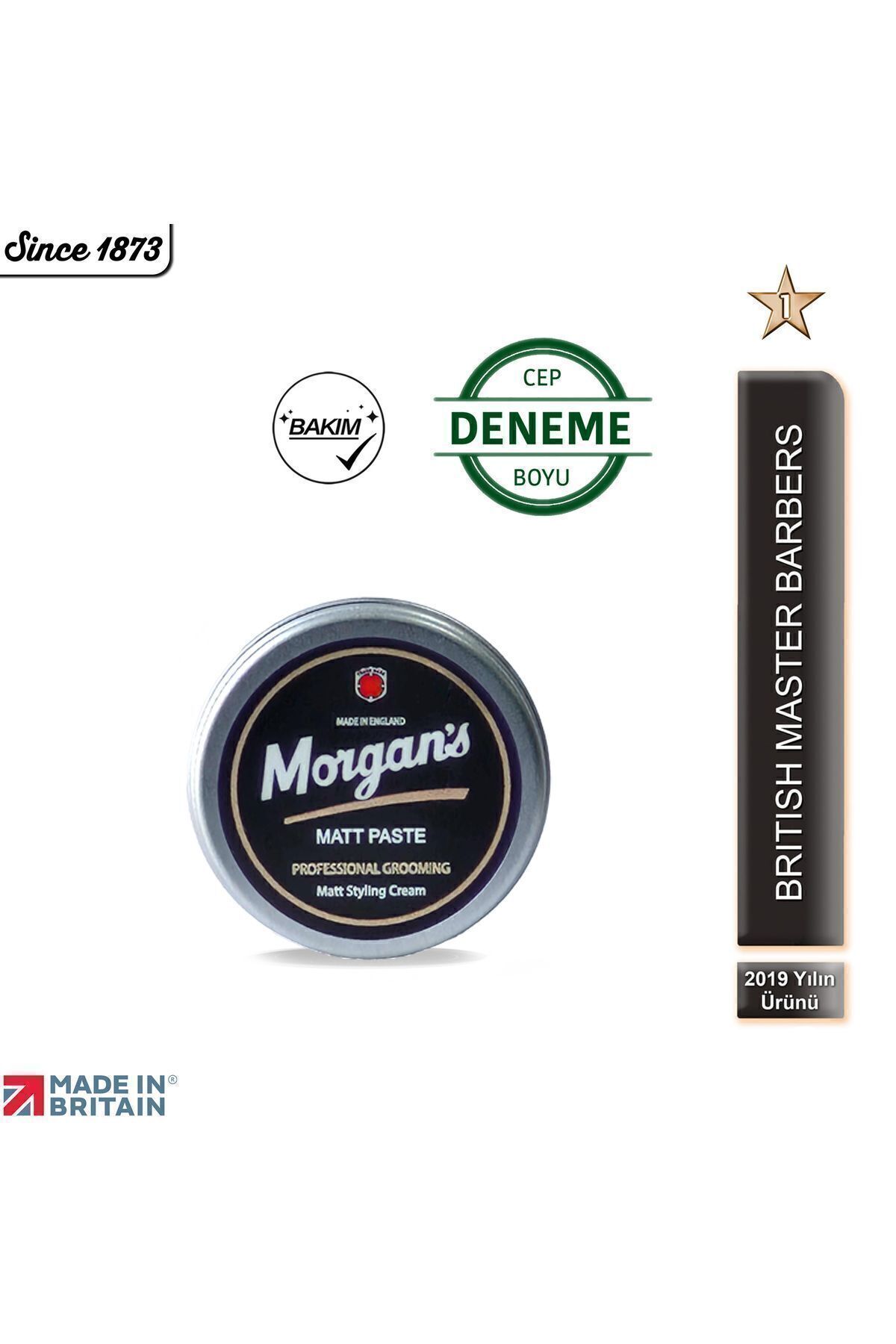 Morgan's Matt Paste - Mat Bitiş Şekillendirici Krem (DENEME CEP BOY) 15ml