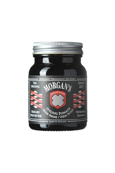 Morgan's High Shine Sert Tutuş, Parlaklık Veren Şekillendirici Pomat (BLACK LABEL) 100gr