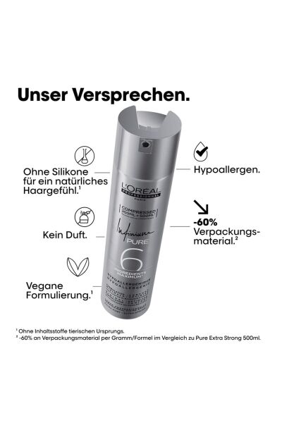 Infinium Pure Extra Fort - Extra Strong Extra Güçlü Güçlü Saç Spreyi 300 Ml - Yeni Ambalaj