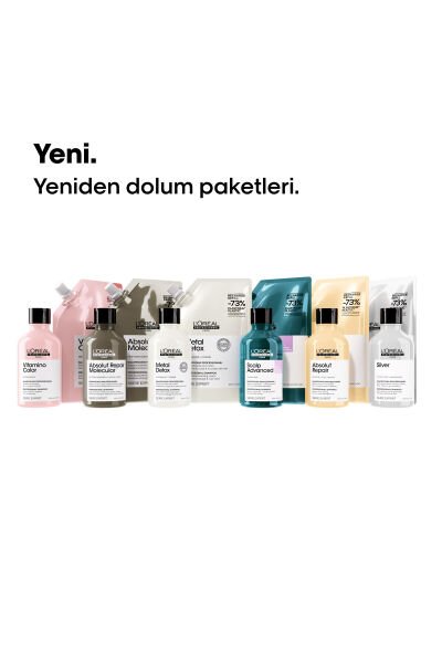 Metal Detox İşlem Görmüş ve Yıpranmış Saçlar İçin Metal Karşıtı Arındırıcı Refill Şampuan