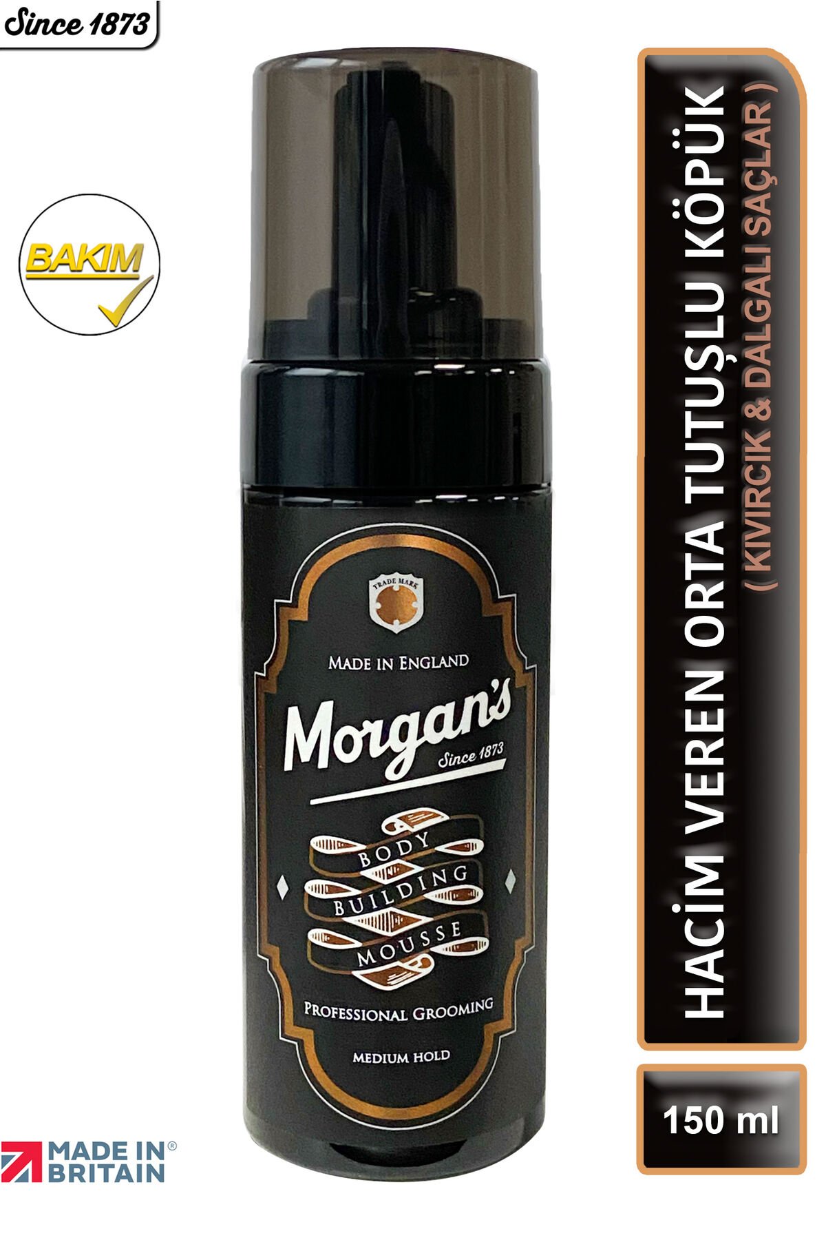 Morgan's Body Building Mousse - Doku Kazandıran Köpük 150 ml