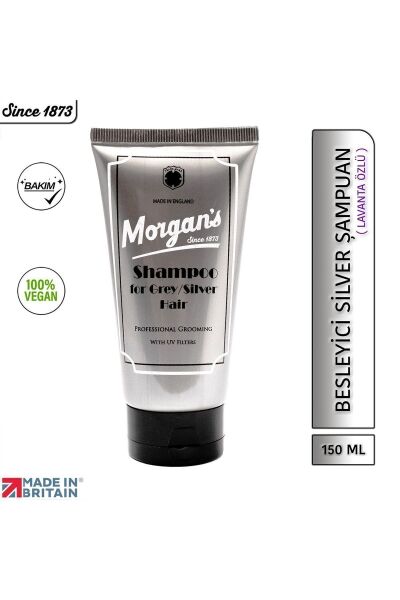 Morgan's Grey & Silver Shampoo - Beyaz Ve Gri Saçlar Için Şampuan 150 ml