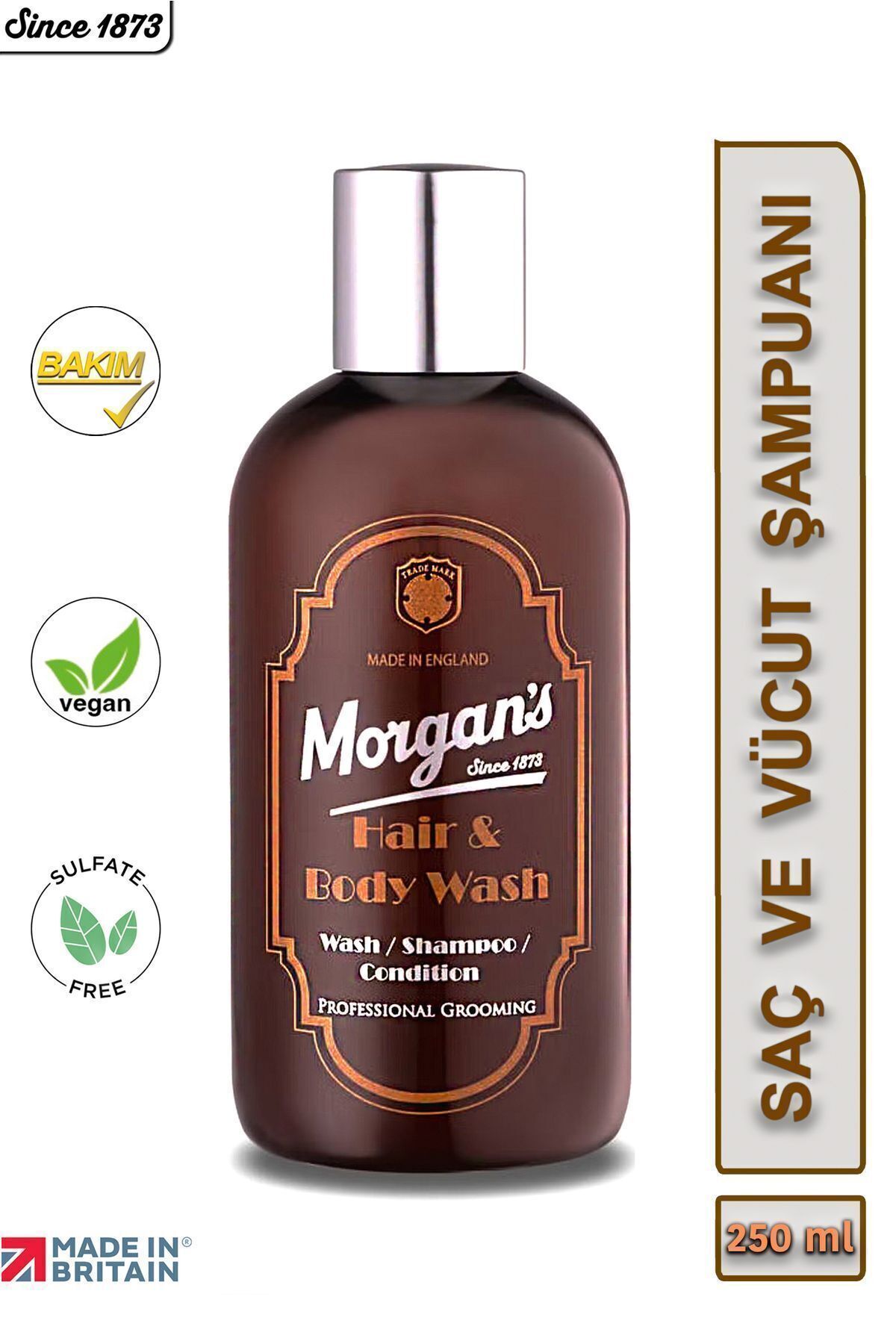 Morgan's Hair & Body Wash - Saç Ve Vücut Şampuanı 250 ml