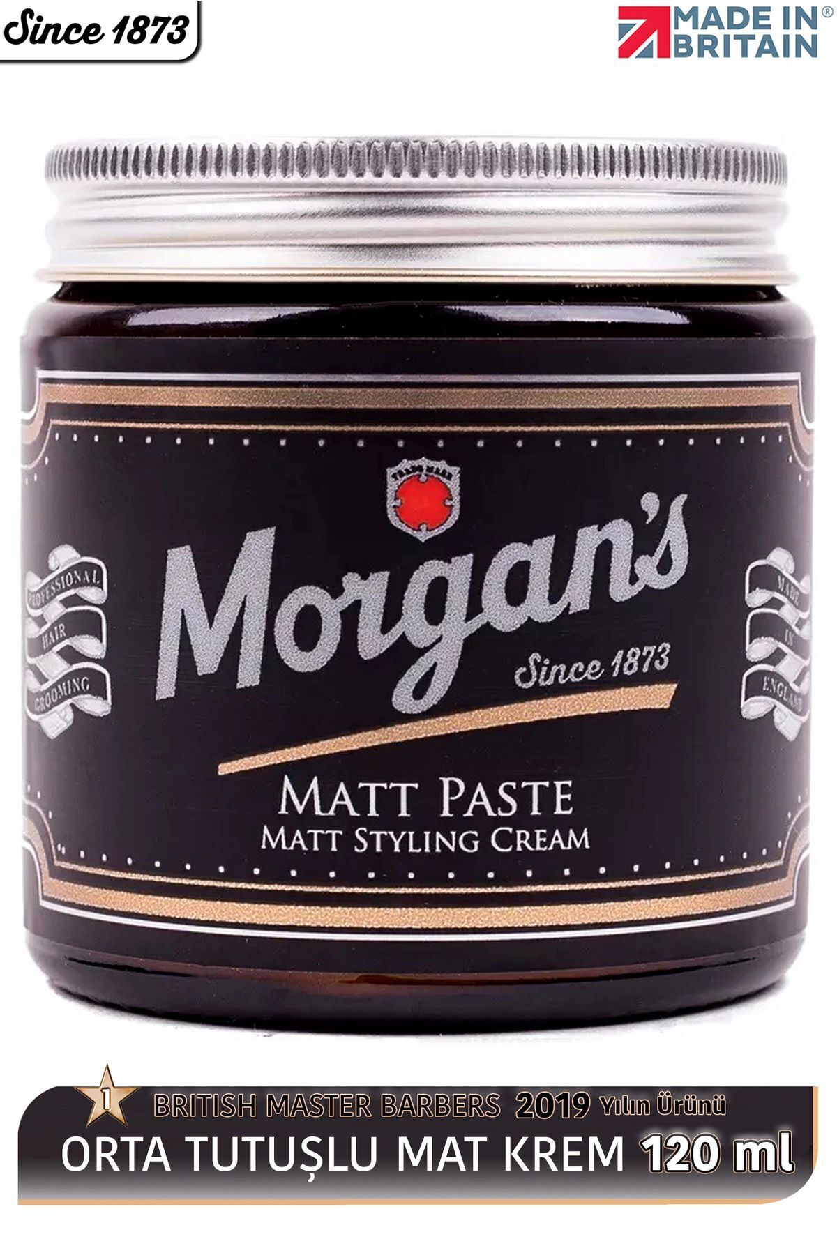 Morgan's Matt Paste Styling Cream - Doğal Mat Bitiş Şekillendirici Krem 120 ml