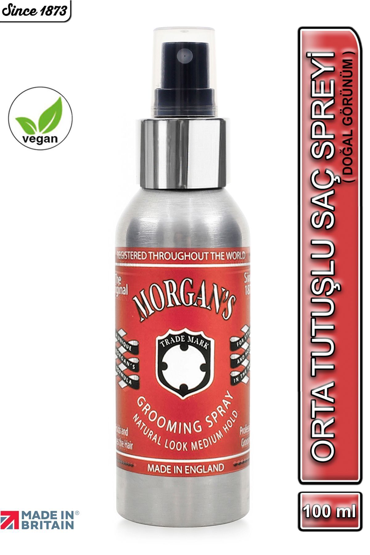 Morgans Pomade Grooming Spray - Orta Tutuşlu Şekillendirici Saç Spreyi 100ml