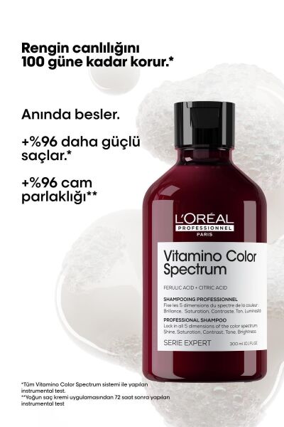 Vitamino Color Spectrum Boyalı Saçlar İçin Solma Karşıtı Şampuan 300 ml