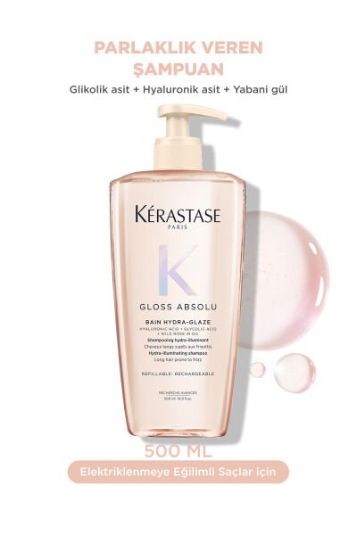 Gloss Absolu Bain Hydra-Glaze Büyük Boy Şampuan 500 ml
