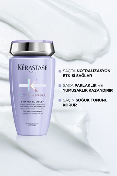 Blond Absolu Bain Ultra-Violet Turuncu Yansımaları Nötralize Eden Şampuan 250 ml 250 ml