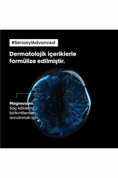 Serie Expert Serioxyl Advanced Incelmiş Saç Telleri Için Yoğunluk Kazandıran Şampuan 1500 Ml