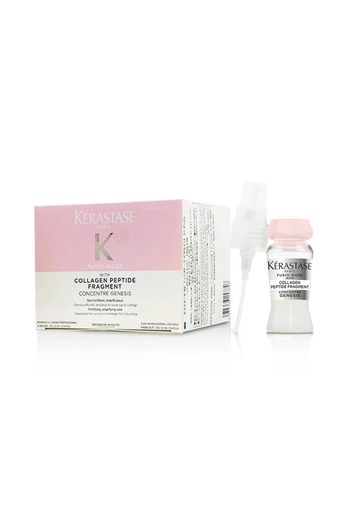 Fusio Dose Concentre Genesis Koparak Dökülen Zayıf Saçlar İçin Güçlendirici Kür 10x12ml