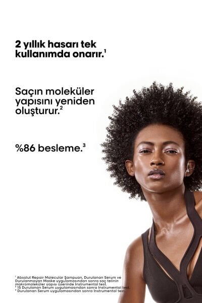Serie Expert Absolut Repair Molecular Tüm Yıpranmış Saçlar Için Arındırıcı Şam