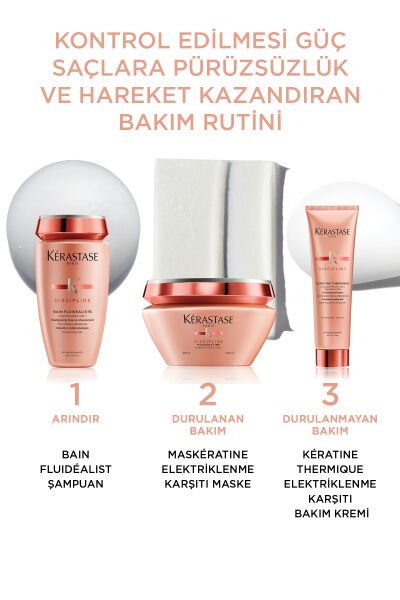 Discipline Kératine Thermique Elektriklenme Karşıtı Şekillendirici Saç Bakım Kremi 150 ml