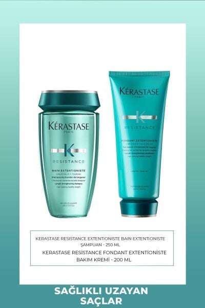 Kérastase Extentioniste Saç Uzatan Şampuan 250ML.+SAÇ Uzatan Maske 200ML.