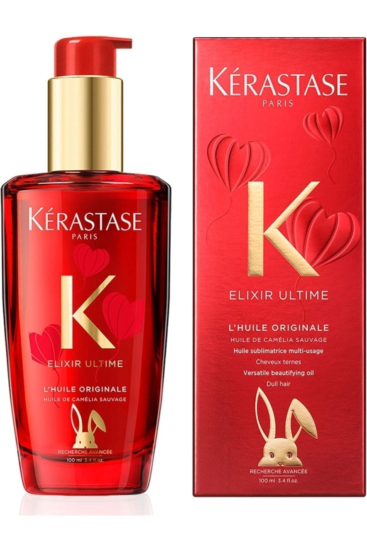 Elixir Ultime Rabbit Rouge Edition 48 Saate kadar Kalıcı Parlaklık Sağlayan Serum 100ml