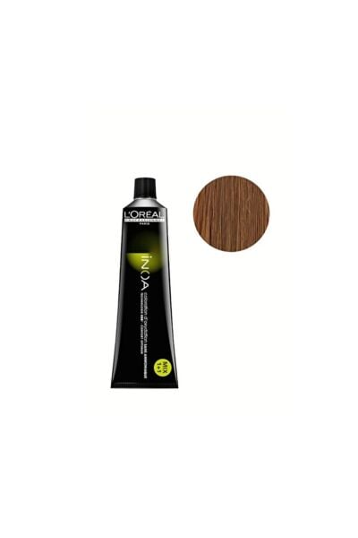Inoa 8,1 Doğal Koyu Sarı Küllü Amonyaksız Yağ Bazlı Kalıcı Saç Boyası 60ml