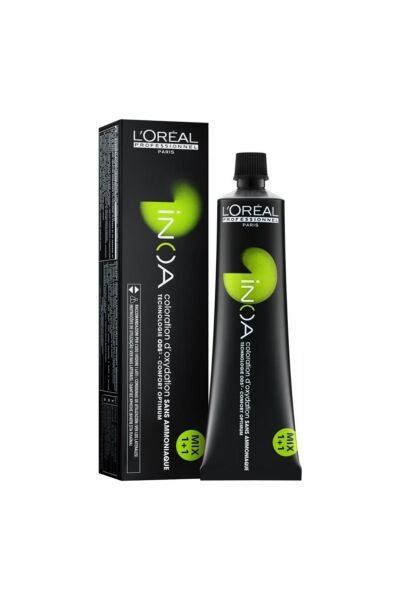 Inoa 8,1 Doğal Koyu Sarı Küllü Amonyaksız Yağ Bazlı Kalıcı Saç Boyası 60ml