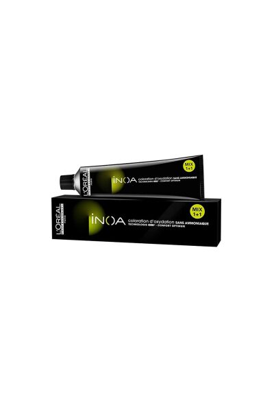 Inoa 8,1 Doğal Koyu Sarı Küllü Amonyaksız Yağ Bazlı Kalıcı Saç Boyası 60ml