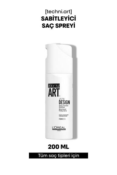 Techni Art Fix Design Sabitleyici Saç Spreyi 200 ml
