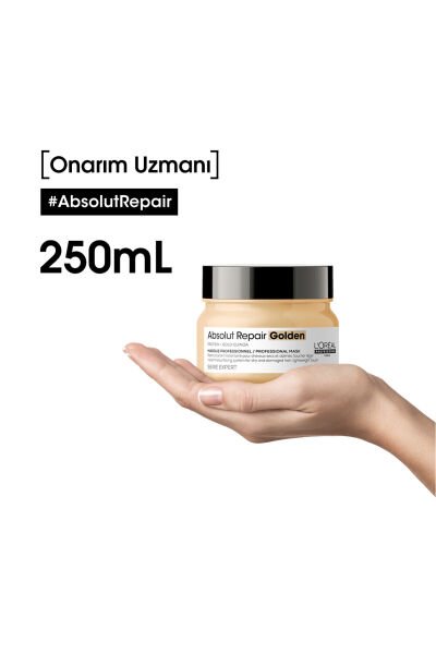 Serie Expert Absolut Repair Yıpranmış Saçlar Için Onarıcı Altın Maske 250ml