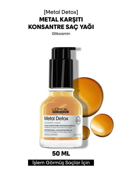 Serie Expert Metal Detox Oil Konsantre Yağ 50ml