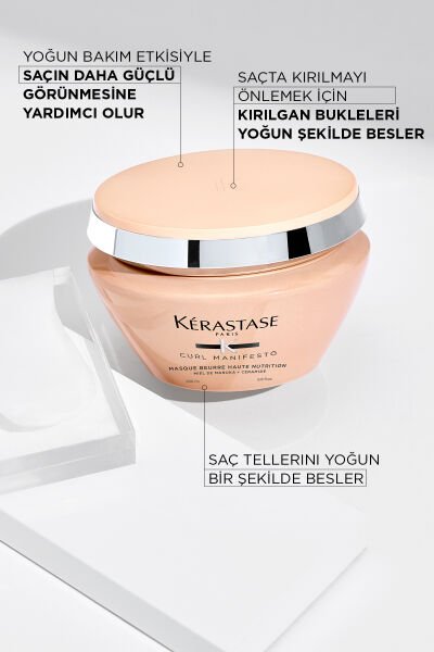 Curl Manifesto Masque Beurre Haute Nutrition Kıvırcık Saçlar Için Saç Maskesi 200 ml 200 m