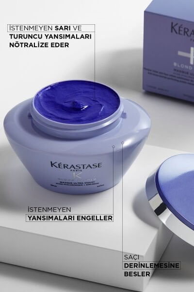 Blond Absolu Masque Ultra Violet Açma Işlemleri Sonrası Nötralizasyon Sağlayan Maske 200 m
