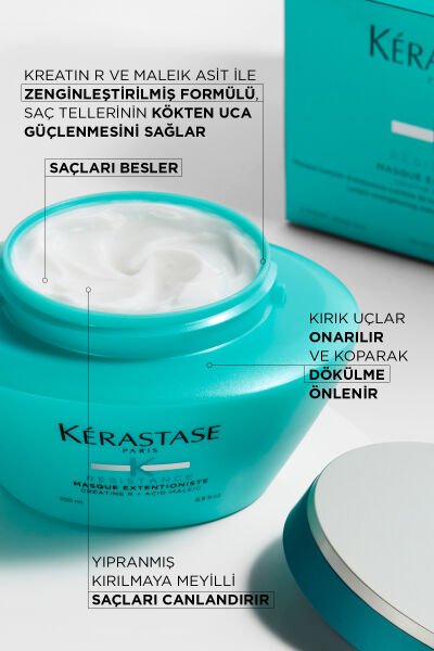 Resistance Masque Extentioniste Daha Uzun Ve Güçlü Saçlar Için Onarıcı Maske 200 ml 200 ml