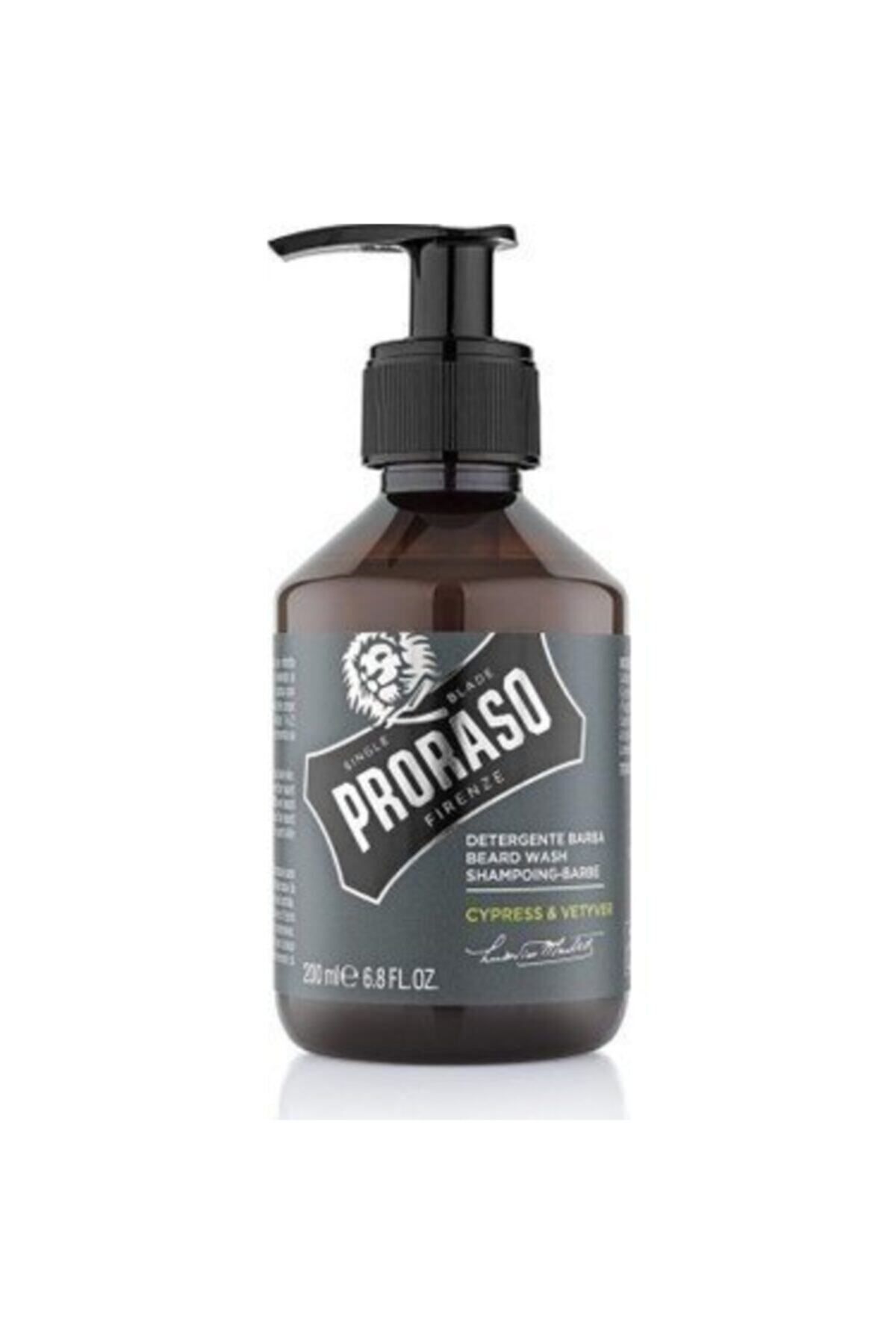 Proraso Sakal Şampuanı, Cypress & Vetyver, 200ml