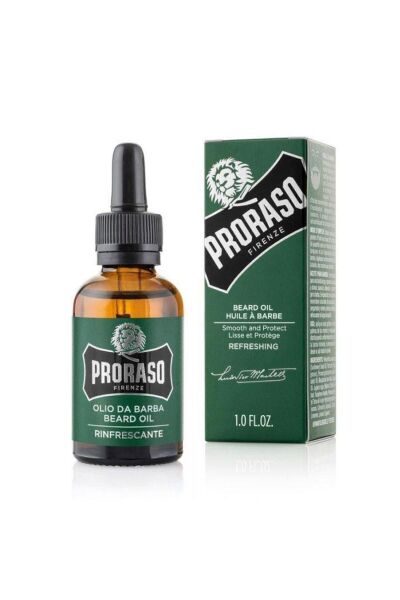 Uzun Sakallarda Etkili Refreshing Beard Oil Ökaliptus&Bergamot Sakal Bakım Yağı 30 ML