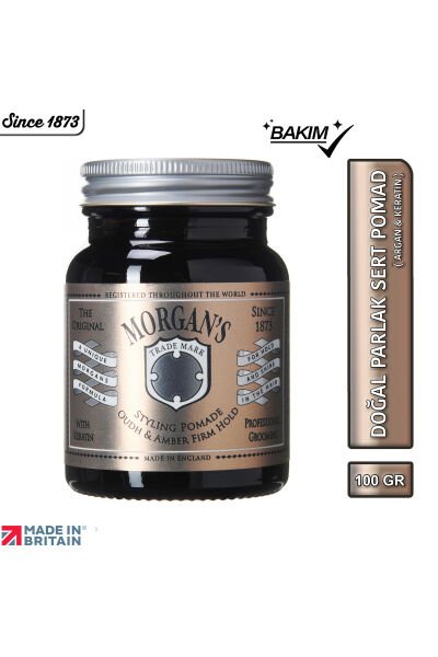 Morgan's Pomade Oudh & Amber Firm Hold Styling Pomade -kalıcı Sert Tutuş Sağlayan Pomad 100 gr