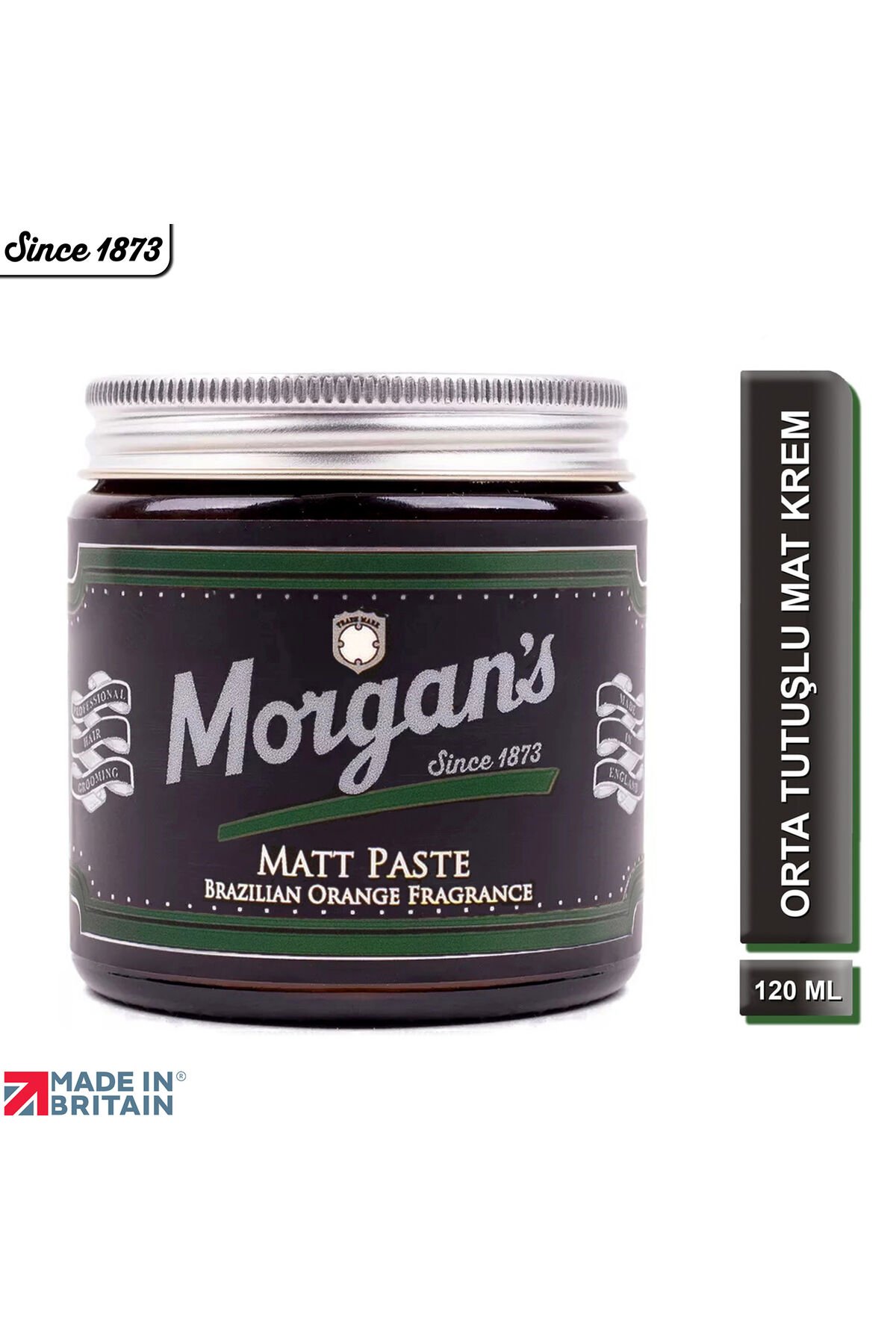 Morgan's Pomade Matt Paste Brazilian Orange - Mat Görünümlü Orta Tutuşlu Şekillendirici Krem 120 ml
