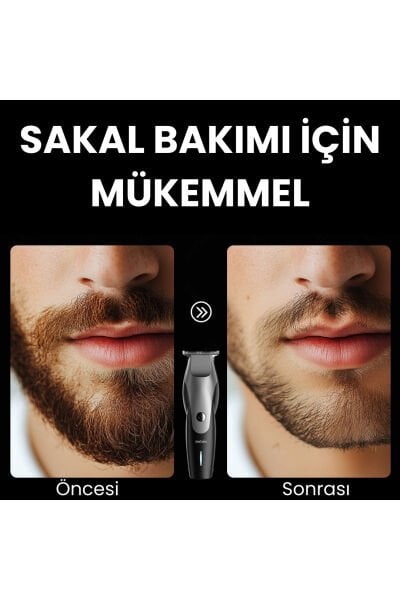 Enchen Humming Bird Siyah Hassas Kesim Şarjlı Saç ve Tıraş makinesi