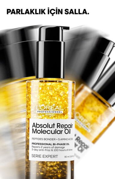 Loreal Professionnel LOreal Professionnel Absolut Repair Molecular Çift Fazlı Profesyonel Bakım Yağı 90 ml