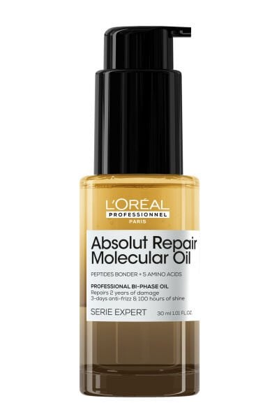 Absolut Repair Molecular Çift Fazlı Profesyonel Saç Bakım Yağı 30 ml